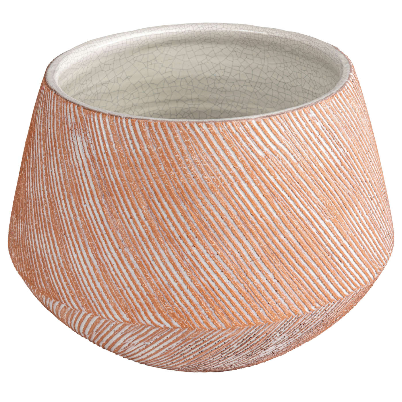 Cipì Vaso Tuareg in Argilla Ø 23x16 h cm