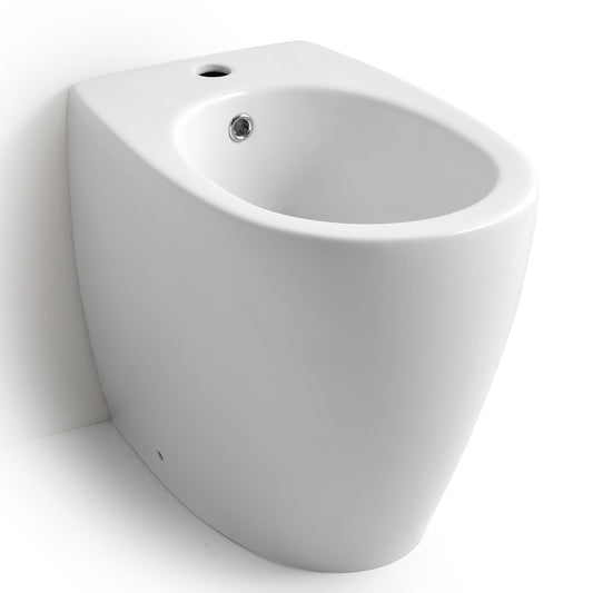 White Ceramic: Serie Basic Circle - Bidet a terra